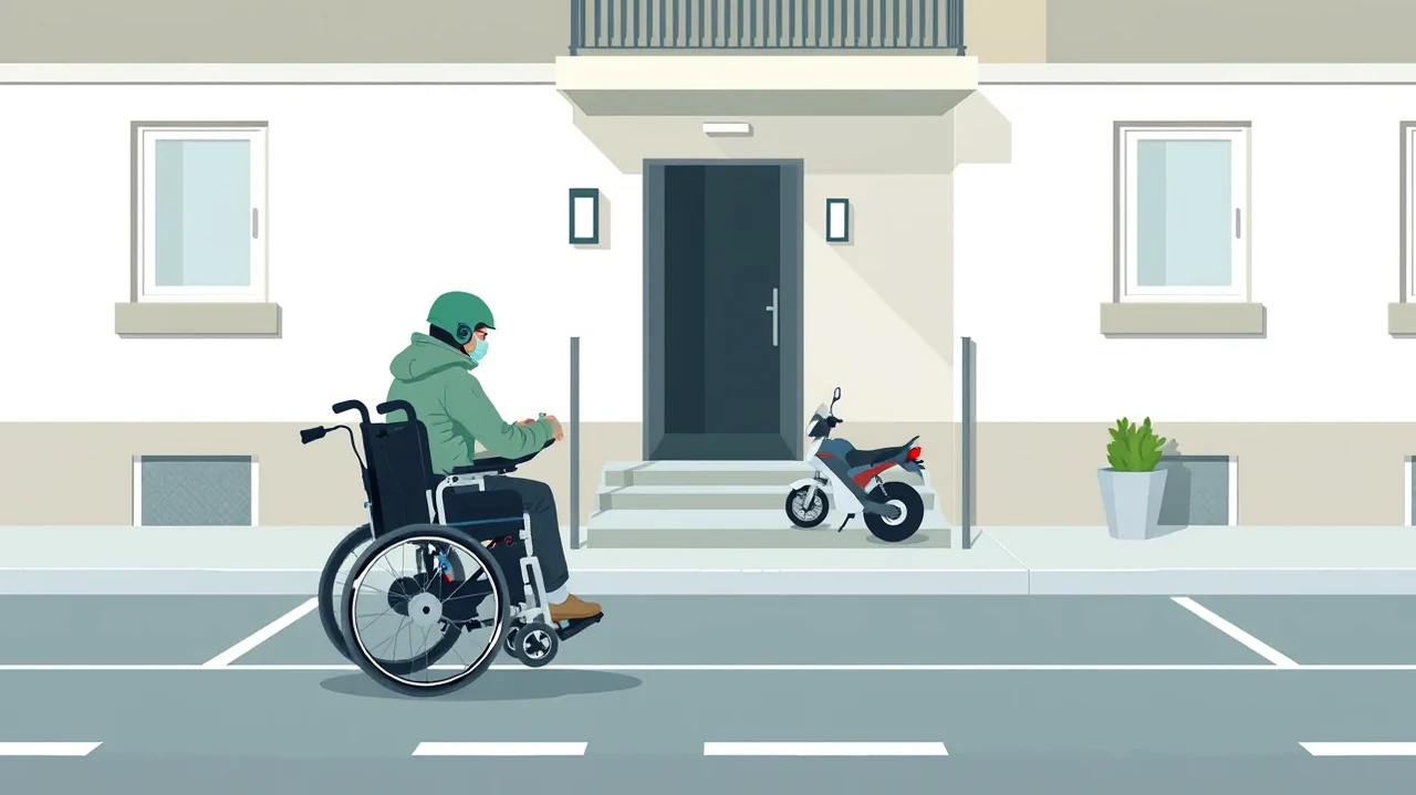 Policajná hliadka dokumentuje škodovú udalosť trojkolky na križovatke