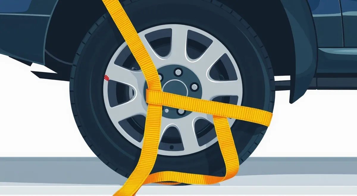 Technik servisu kontroluje poškodený nárazník a podvozok automobilu po zložení z odťahovky