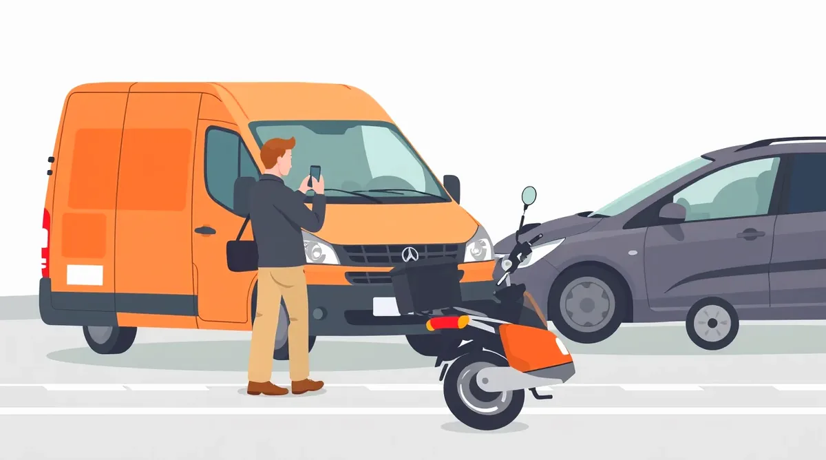 Živnostník pri osobnom automobile kontroluje doklady a poistnú zmluvu
