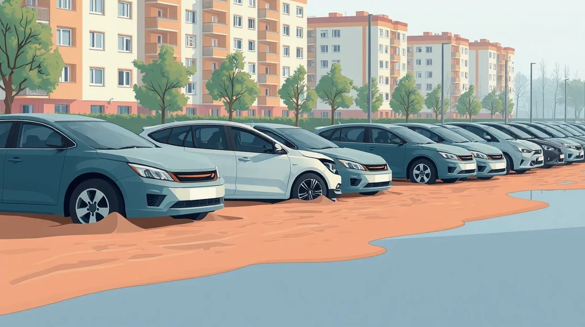 Mechanik kontrolujúci znečistený vzduchový filter a motor auta po zatopení