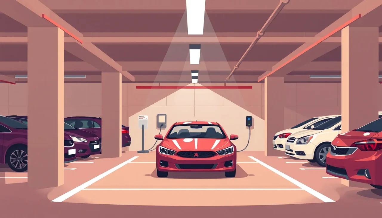 Hasiči ochladzujú podvozok elektromobilu vodným prúdom
