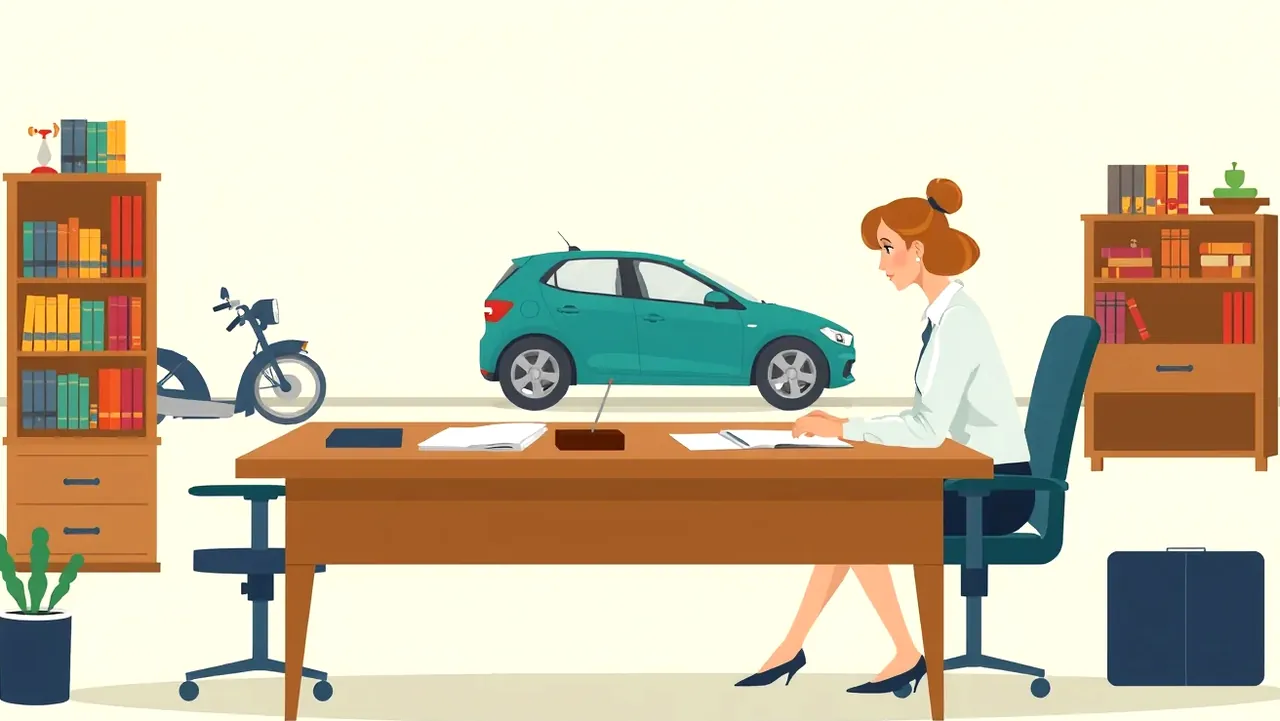 Prasknuté čelné sklo automobilu s viditeľným bodom po náraze kameňa