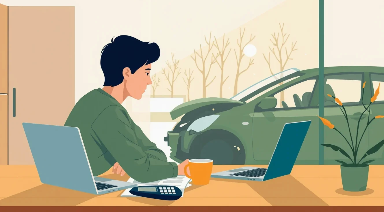 Prepálené čalúnenie predného sedadla v automobile od petardy vhodenej cez okno