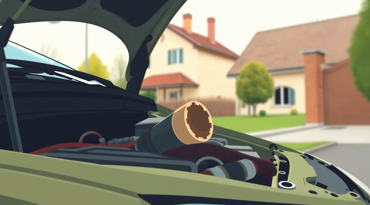 Mechanik v servise kontroluje elektroinštaláciu a motorový priestor poškodený hlodavcami