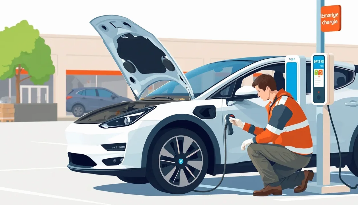 Vodič telefonuje z odstavného pruhu na asistenčnú linku poisťovne po poruche motora