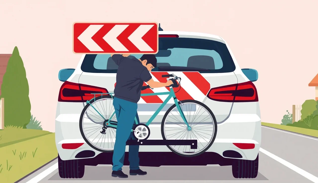 Montáž strešného boxu a nosiča bicyklov na lyžiny rodinného auta
