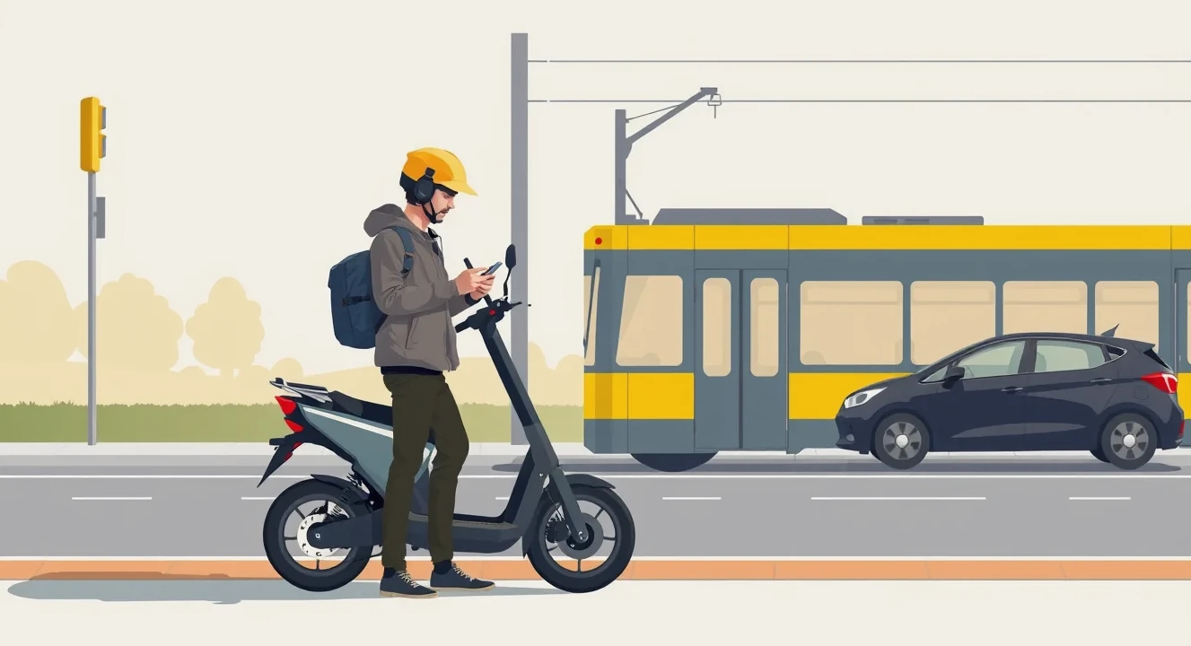 Čelné sklo automobilu poškodené odleteným kamienkom na rýchlostnej ceste