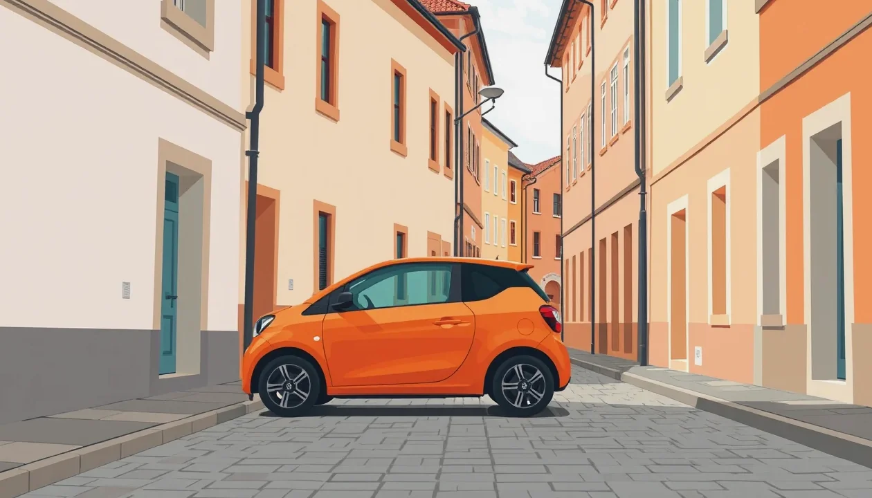 Mladý vodič za volantom športového automobilu na prázdnej ceste