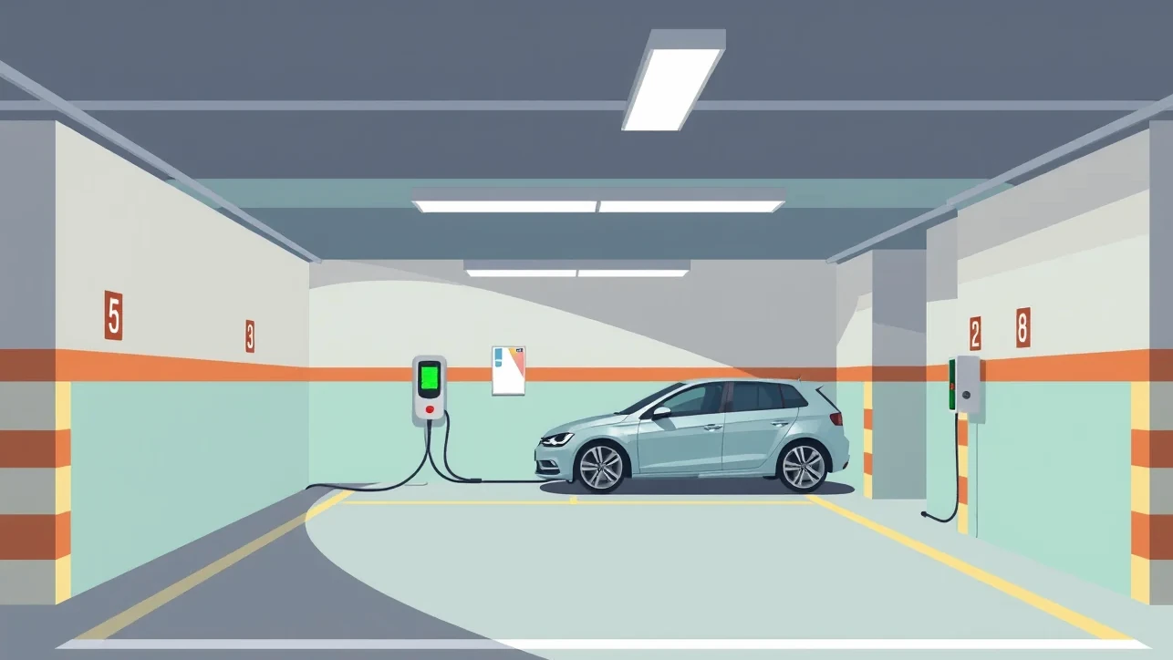 Elektrický rozvádzač s prepäťovou ochranou a ističmi v garáži